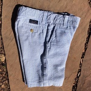Janie and Jack seersucker shorts